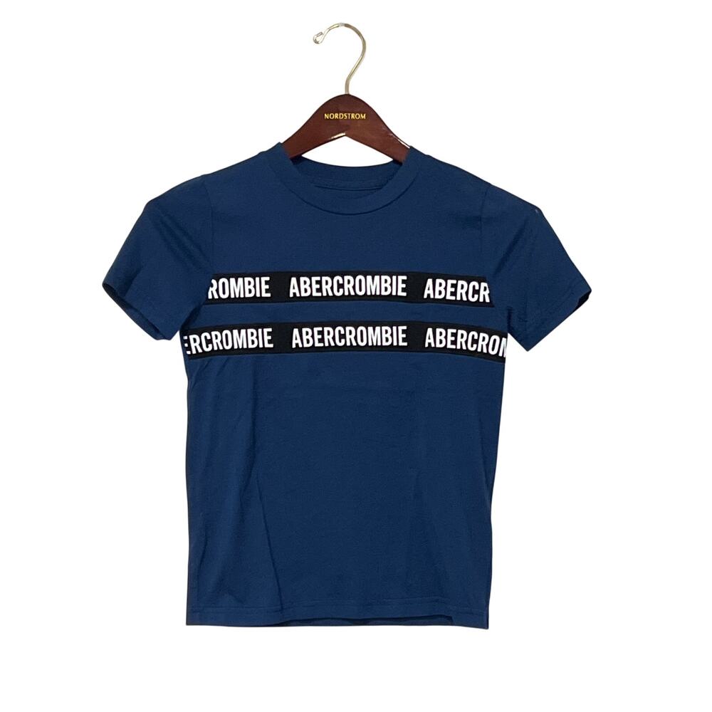 Abercrombie Kids, T-shirt, Navy Blue Size 7/8 KB493